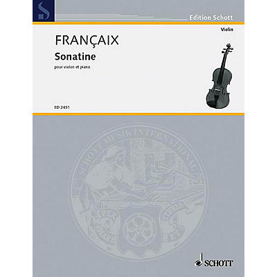 Schott Sonatine Violin/piano Schott Series