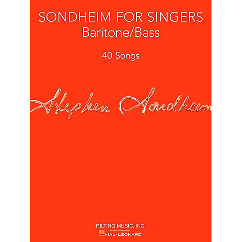 Hal Leonard Sondheim For Singers - Baritone/Bass