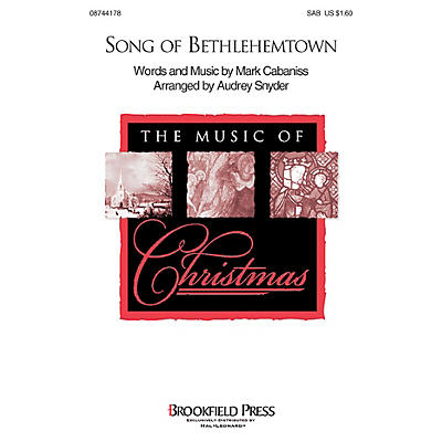 Brookfield Song of Bethlehemtown 2-Part Arranged by Audrey Snyder