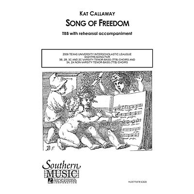 Hal Leonard Song of Freedom (Choral Music/Octavo Secular Ttb) TTB Composed by Callaway, Kat