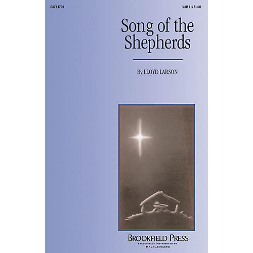 Hal Leonard Song of the Shepherds SAB composed by Lloyd Larson