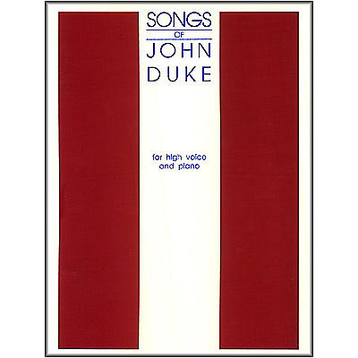G. Schirmer Songs Of John Duke for High Voice