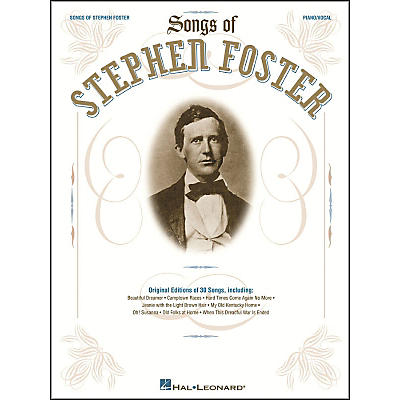 Hal Leonard Songs Of Stephen Foster arranged for piano, vocal, and guitar (P/V/G)