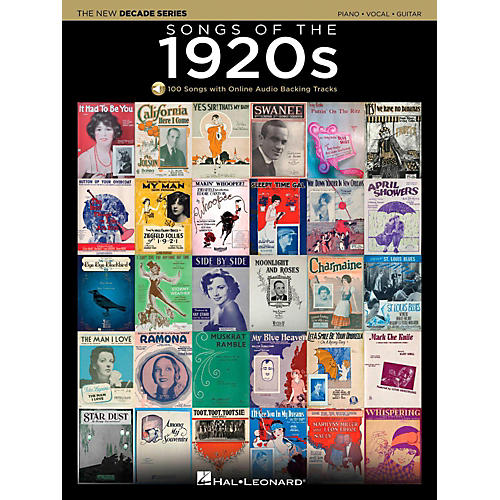 Hal Leonard Songs Of The 1920's - The New Decade Series with Optional Online Play-Along Backing Tracks