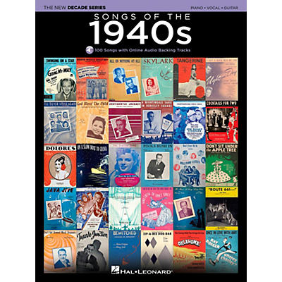 Hal Leonard Songs Of The 1940's - The New Decade Series with Optional Online Play-Along Backing Tracks