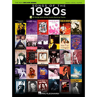 Hal Leonard Songs Of The 1990's - The New Decade Series with Optional Online Play-Along Backing Tracks