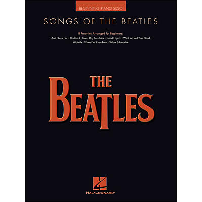 Hal Leonard Songs Of The Beatles Beginning Piano Solo