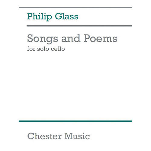 Chester Music Songs and Poems (for Solo Cello) Music Sales America Series Softcover