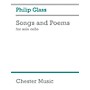 Chester Music Songs and Poems (for Solo Cello) Music Sales America Series Softcover