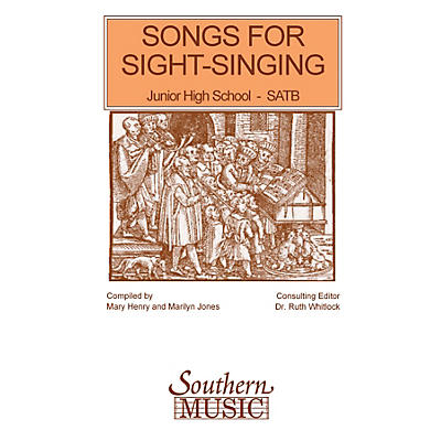 Southern Songs for Sight Singing - Volume 1 (Junior High School Edition SATB Book) SATB Arranged by Mary Henry