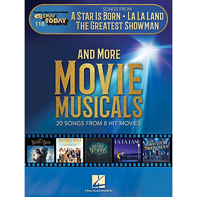 Hal Leonard Songs from A Star Is Born, La La Land, The Greatest Showman, and More Movie Musicals E-Z Play Today 116 Songbook