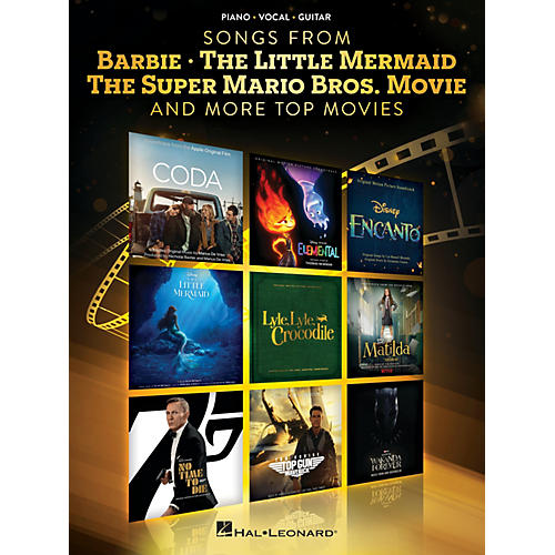 Hal Leonard Songs from Barbie, The Little Mermaid, The Super Mario Bros. Movie, and More Top Movies Piano/Vocal/Guitar Songbook