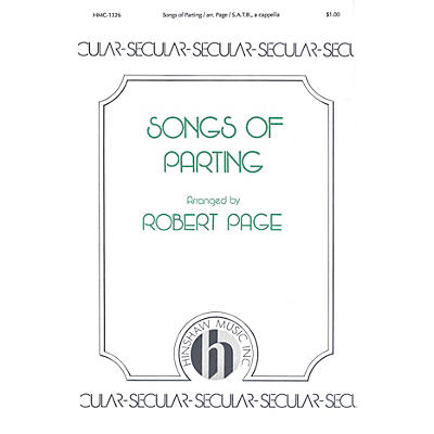 Hinshaw Music Songs of Parting (Three Traditional German) SATB Divisi arranged by Robert Page