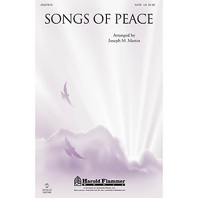 Shawnee Press Songs of Peace SATB arranged by Joseph M. Martin