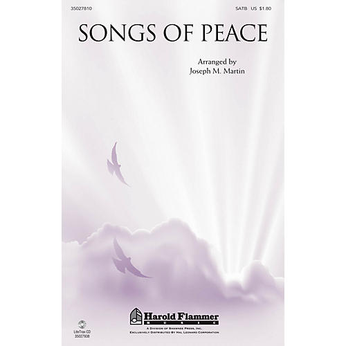 Shawnee Press Songs of Peace SATB arranged by Joseph M. Martin