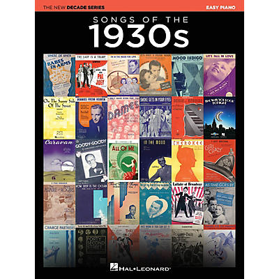 Hal Leonard Songs of the 1930s (The New Decade Series) Easy Piano Songbook