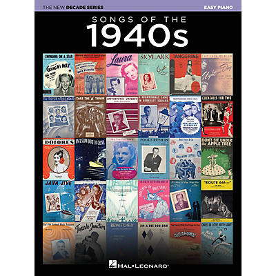 Hal Leonard Songs of the 1940s (The New Decade Series) Easy Piano Songbook