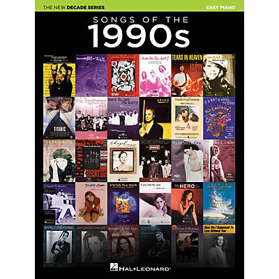 Hal Leonard Songs of the 1990s (The New Decade Series) Easy Piano Songbook