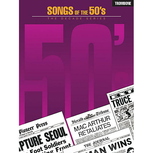 Songs of the '50s (Trombone) Instrumental Folio Series