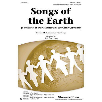 Shawnee Press Songs of the Earth 2-PART arranged by Jill Gallina