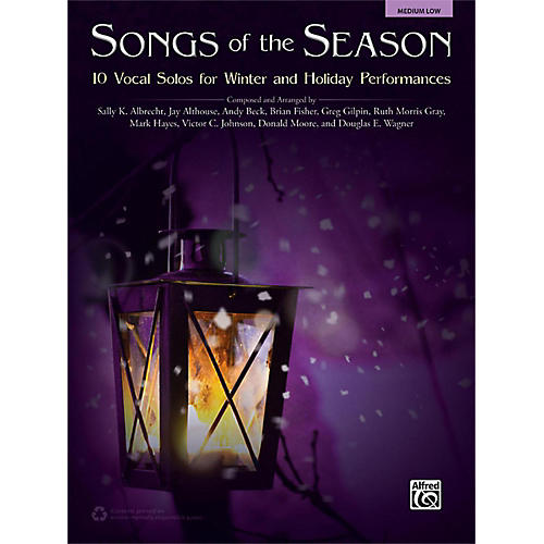 Alfred Songs of the Season Medium Low Book