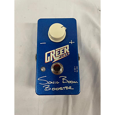 Greer Amplification Sonic Boom Boost Effect Pedal