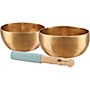 MEINL Sonic Energy 2-Piece Universal Singing Bowl Set With Resonant Mallet 4.5 and 4.9 in.