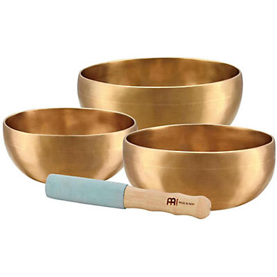 MEINL Sonic Energy 3-piece Universal Singing Bowl Set With Resonant Mallet