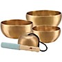 Meinl Sonic Energy 4-piece Universal Singing Bowl Set with Resonant Mallet 4.5, 4.9, 5.5, 3.7 in.