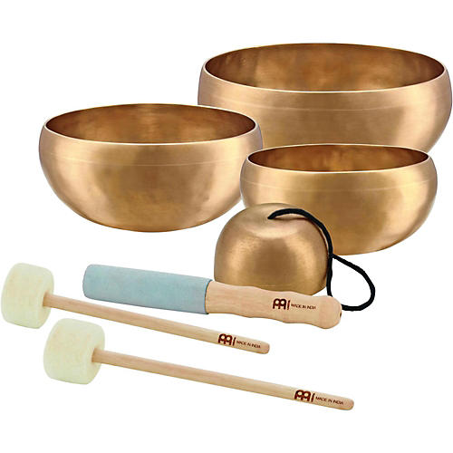 MEINL Sonic Energy Cosmos 4-Piece Singing Bowl Set 3.7, 7.6, 9, 10.3 in.