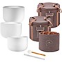 MEINL Sonic Energy Crystal Singing Bowl 3-Piece Set - C3, E3, G3, 440Hz