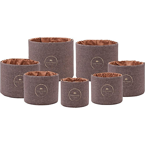 MEINL Sonic Energy Crystal Singing Bowl Sleeve Set Brown