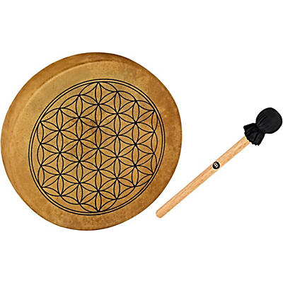MEINL Sonic Energy HOD15-FOL 15" Native American-Style Hoop Drum, Flower of Life Symbol