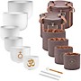 MEINL Sonic Energy Om Crystal Singing Bowl 6-Piece Set - White Frosted