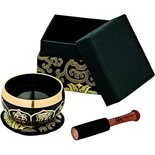 MEINL Sonic Energy Ornamental Series Singing Bowl - 9.5cm Condition 1 - Mint Black