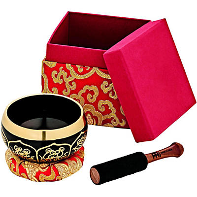 MEINL Sonic Energy Ornamental Series Singing Bowl With Mallet, Cushion Ring & Display Box, 3.9"