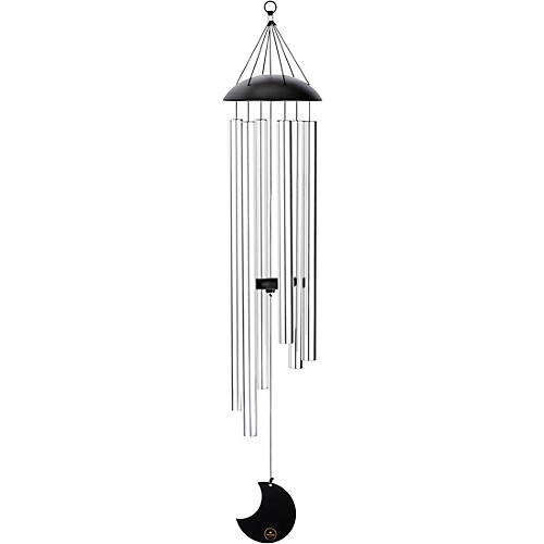 MEINL Sonic Energy Round Arch Moon Meditation Chimes 110 cm. Silver