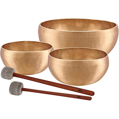 MEINL Sonic Energy SB-C-3800 Cosmos Series 3-Piece Therapy Singing Bowl Set With Free Mallets