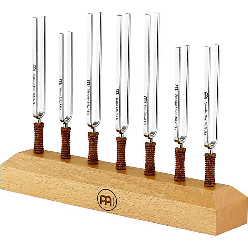 MEINL Sonic Energy Solid Beech Wood Tuning Fork Holder 7 Forks