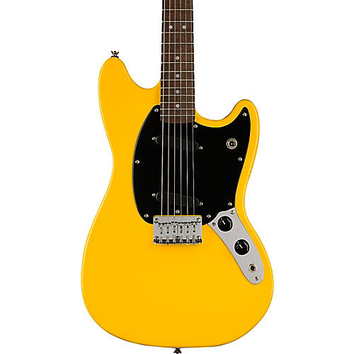 Squier Sonic Mustang Laurel Fingerboard Electric Guitar Condition 2 - Blemished Graffiti Yellow 197881217884