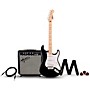 Open-Box Squier Sonic Stratocaster Electric Guitar Pack With Frontman 10G Amp - Condition 2 - Blemished Black 197881502065