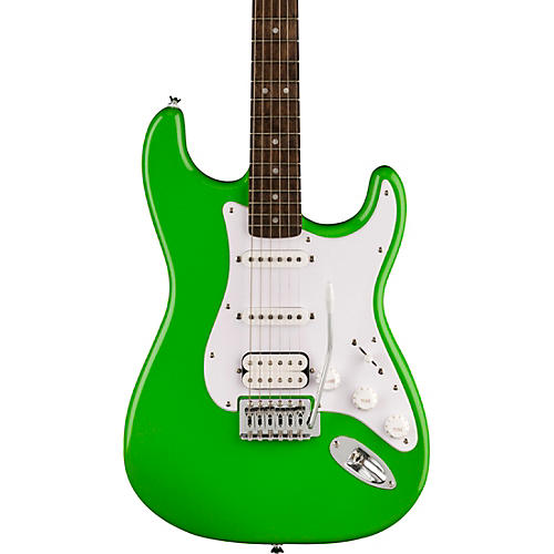 Squier Sonic Stratocaster HSS Laurel Fingerboard Electric Guitar Condition 2 - Blemished Lime Green 197881247843