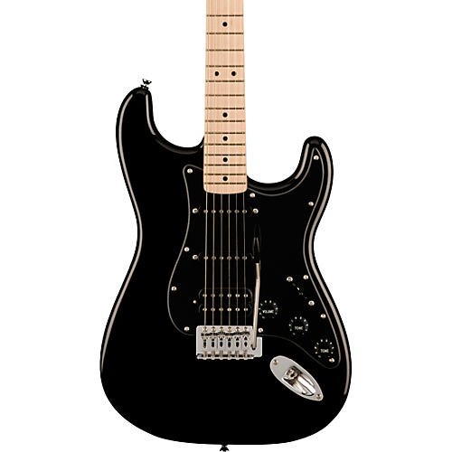 Squier Sonic Stratocaster HSS Maple Fingerboard Electric Guitar Condition 2 - Blemished Black 197881217853