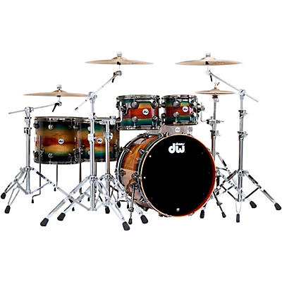 DW SonicPly Collectors 5-Piece Exotic Shell Pack with 22 in. Bass Drum