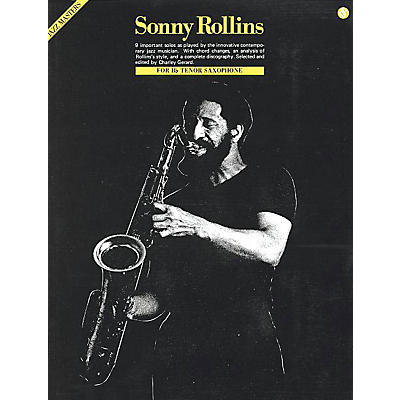 Music Sales Sonny Rollins - Jazz Masters Series Music Sales America Series Performed by Sonny Rollins