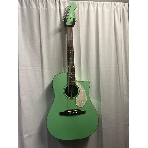 Fender Sonoran SCE Acoustic Electric Guitar Surf Green