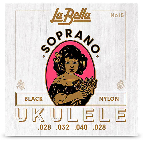 La Bella Soprano Black Nylon Ukulele Strings
