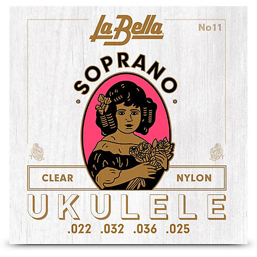 LaBella Soprano Clear Nylon Ukulele Strings