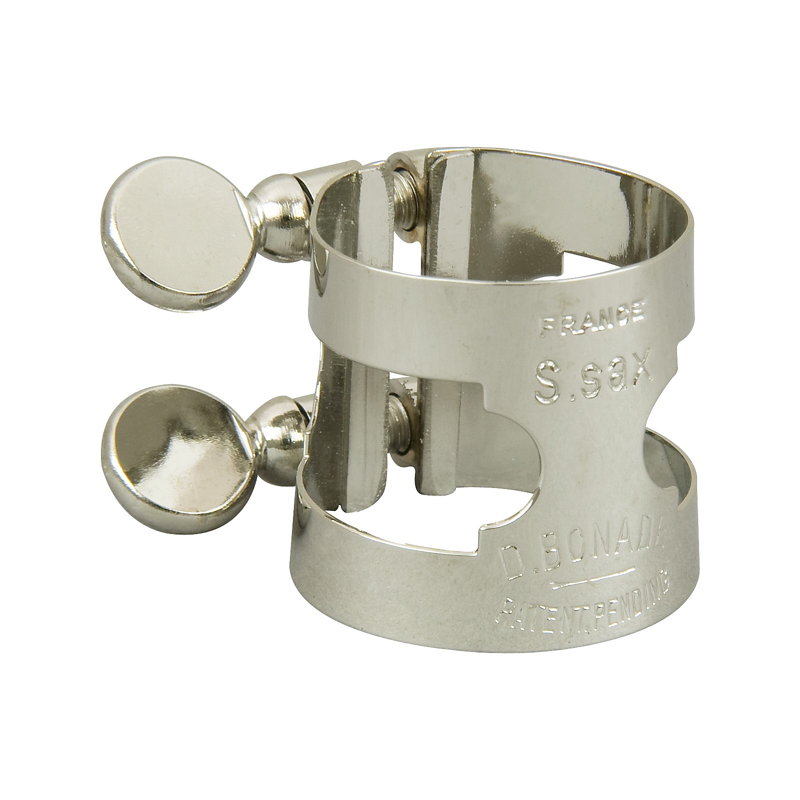 Bonade Soprano Saxophone Ligatures Nickel Regular Ligature Only