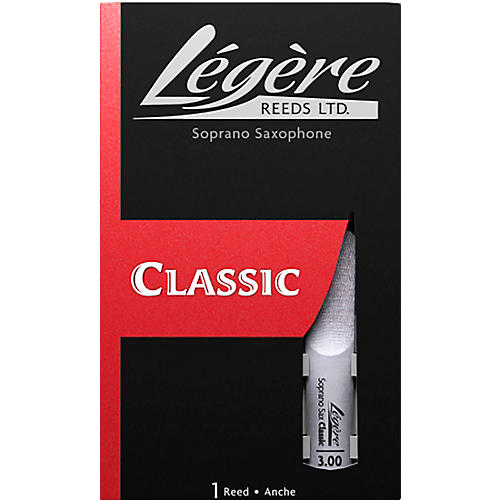 Legere Reeds Soprano Saxophone Reed Strength 3